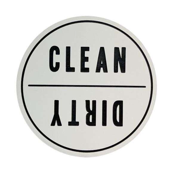 Clean Dirty Dishwasher Magnet - Picture 1 of 8
